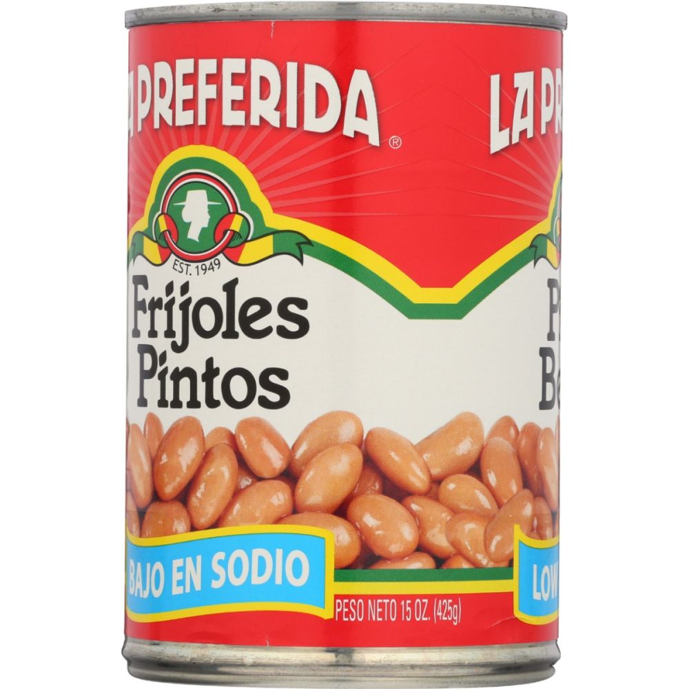 LA PREFERIDA: Low Sodium Pinto Beans, 15 oz