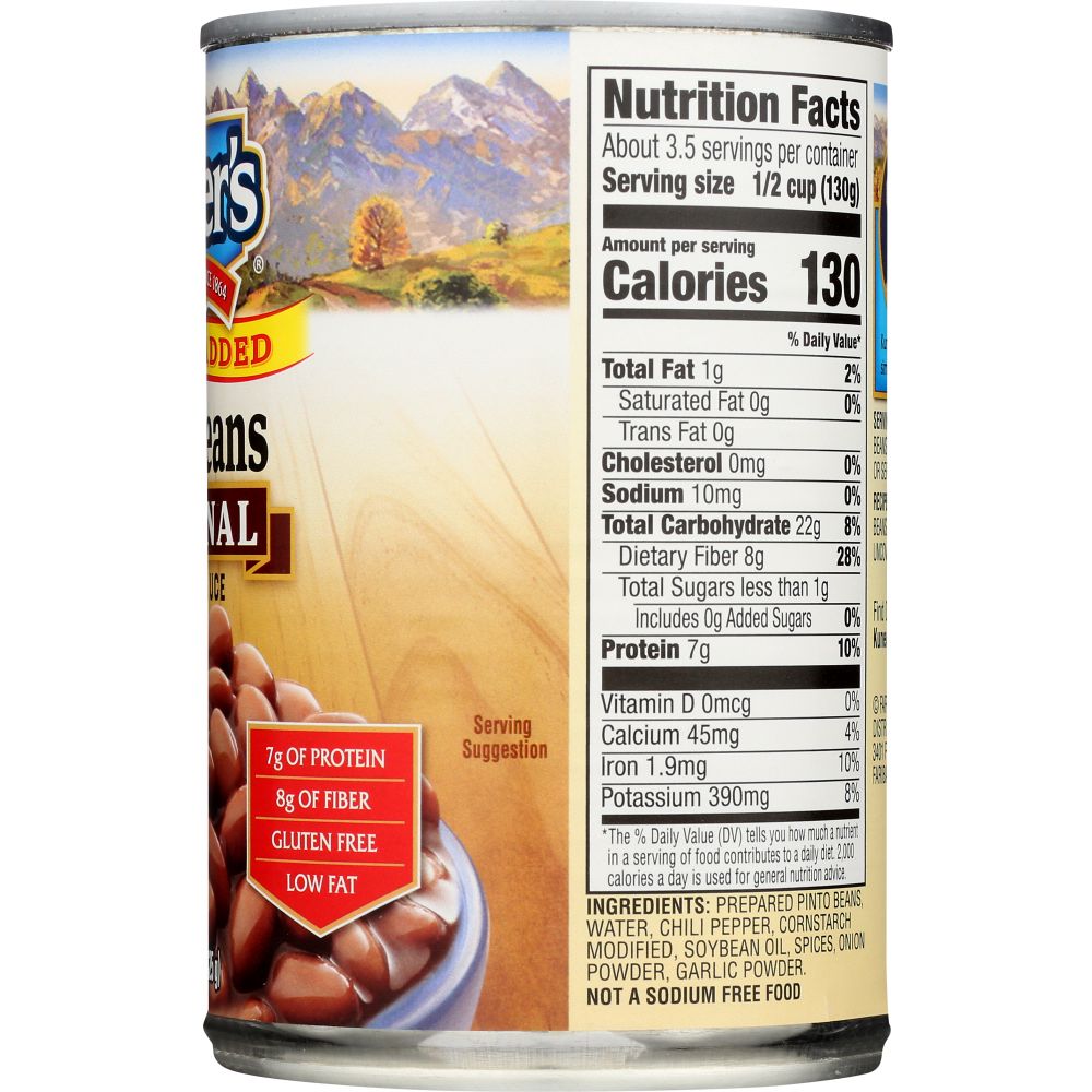 KUNER'S: Original Chili Beans in Chili Sauce No Salt Added, 15 Oz