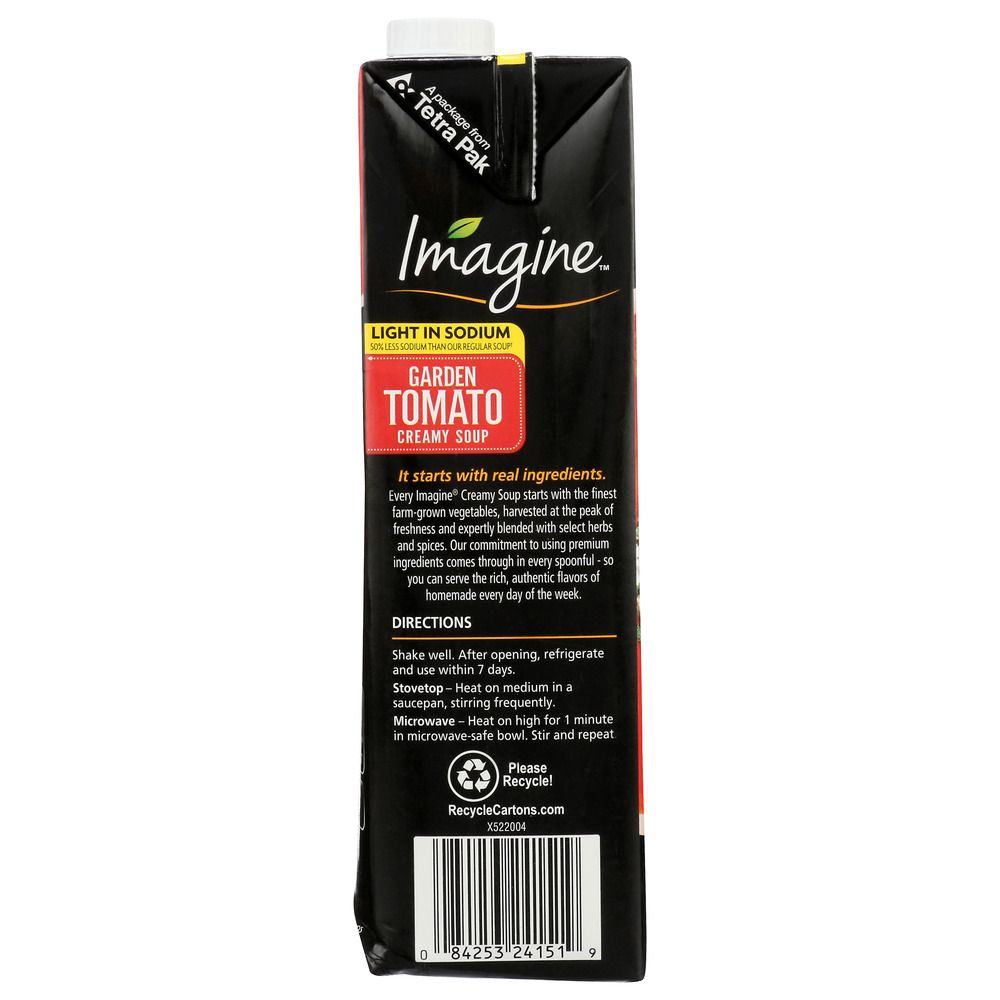 IMAGINE: Light In Sodium Creamy Garden Tomato Soup, 32 oz