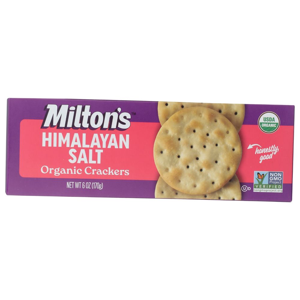 MILTONS: Organic Himalayan Salt Crackers, 6 oz