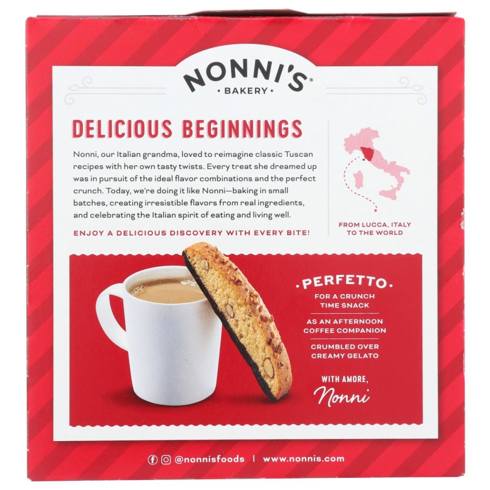 NONNIS: Cioccolati Biscotti, 6.88 oz