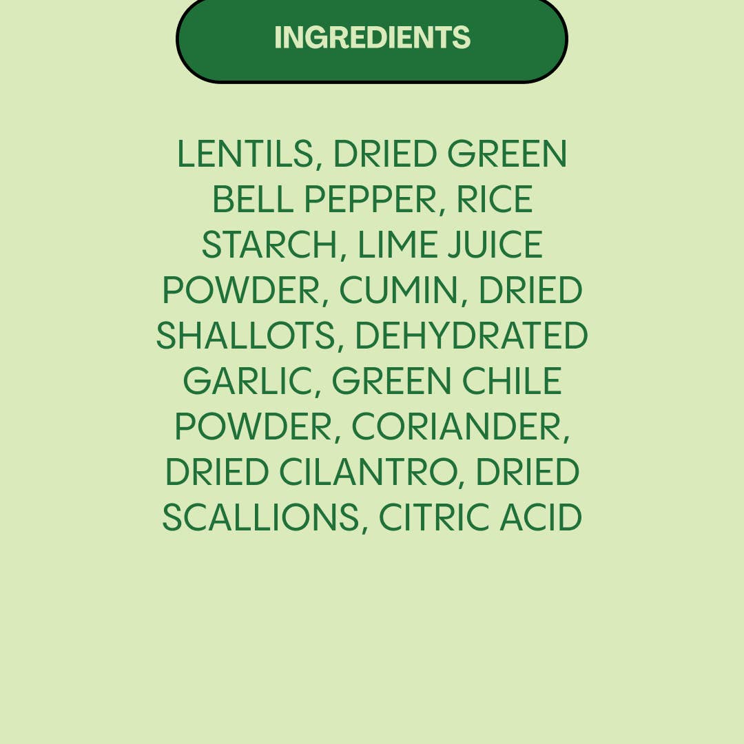 Low Sodium Cilantro Lime Chile Instant Lentils