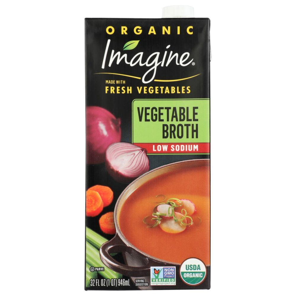 IMAGINE: Low Sodium Vegetable Broth, 32 oz