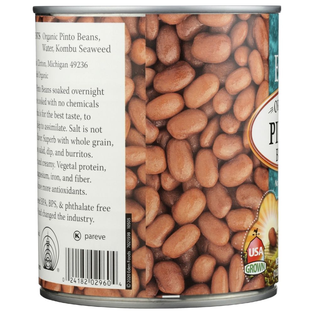 EDEN FOODS: Organic Pinto Beans, 29 oz