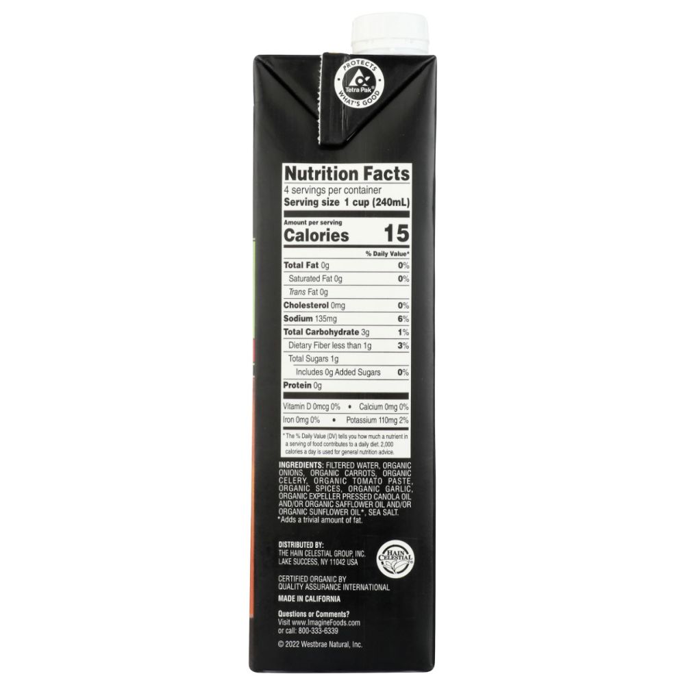 IMAGINE: Low Sodium Vegetable Broth, 32 oz