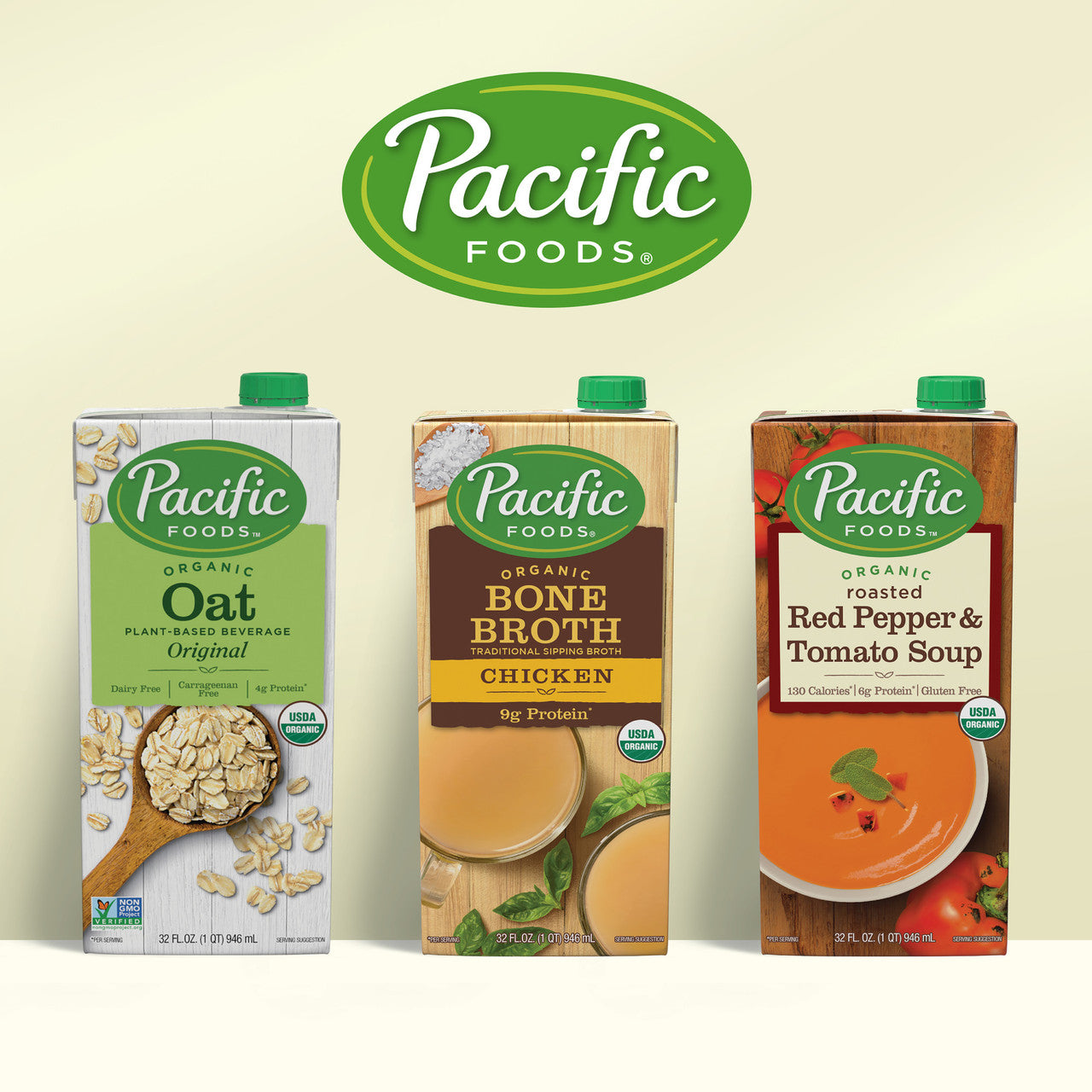 Pacific Natural Chicken Low Sodium Broth (12x32 Oz)-8