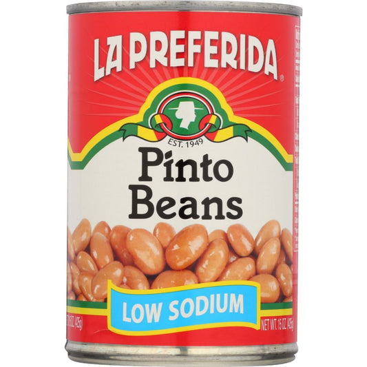 LA PREFERIDA: Low Sodium Pinto Beans, 15 oz