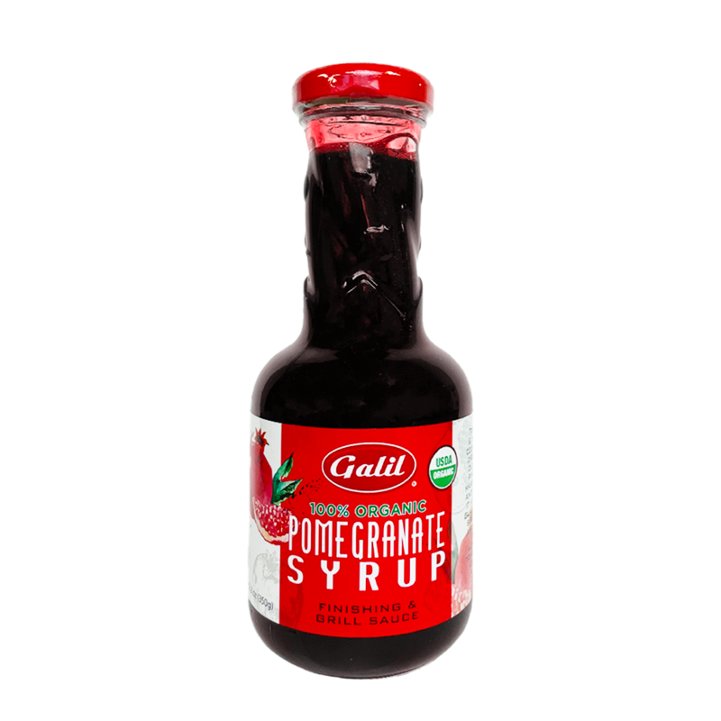 USDA Organic Pomegranate Syrup | Pomegranate Molasses | 12.3 oz | Galil