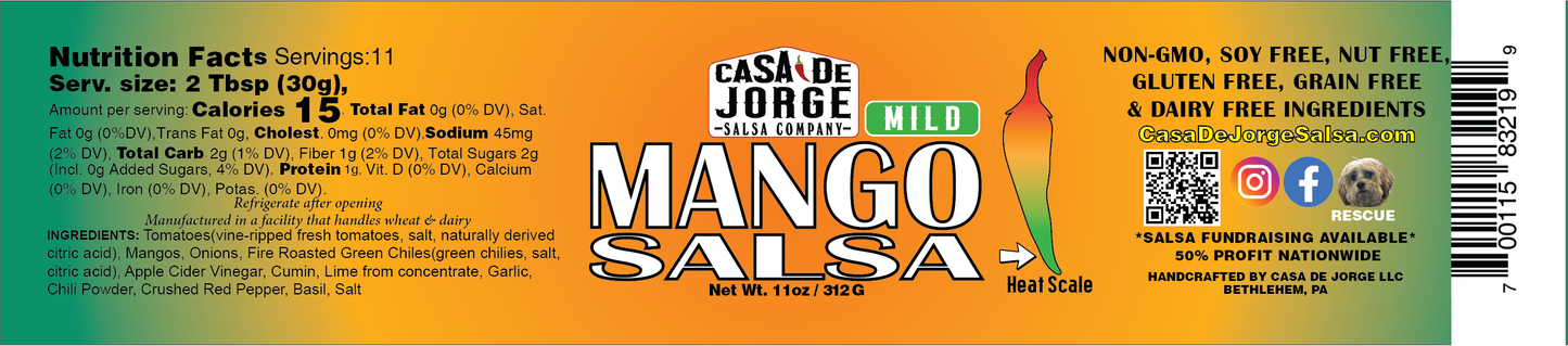 Mango Salsa - Mild