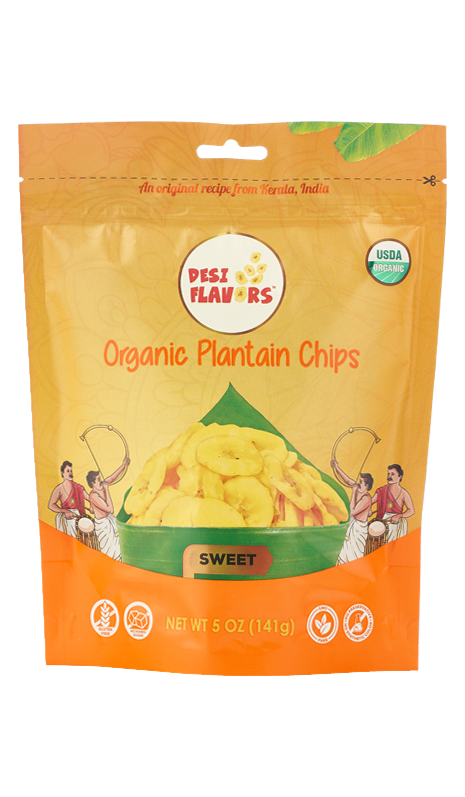 Naturally Sweet Organic Plantain Chips, 5 oz.