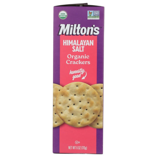 MILTONS: Organic Himalayan Salt Crackers, 6 oz