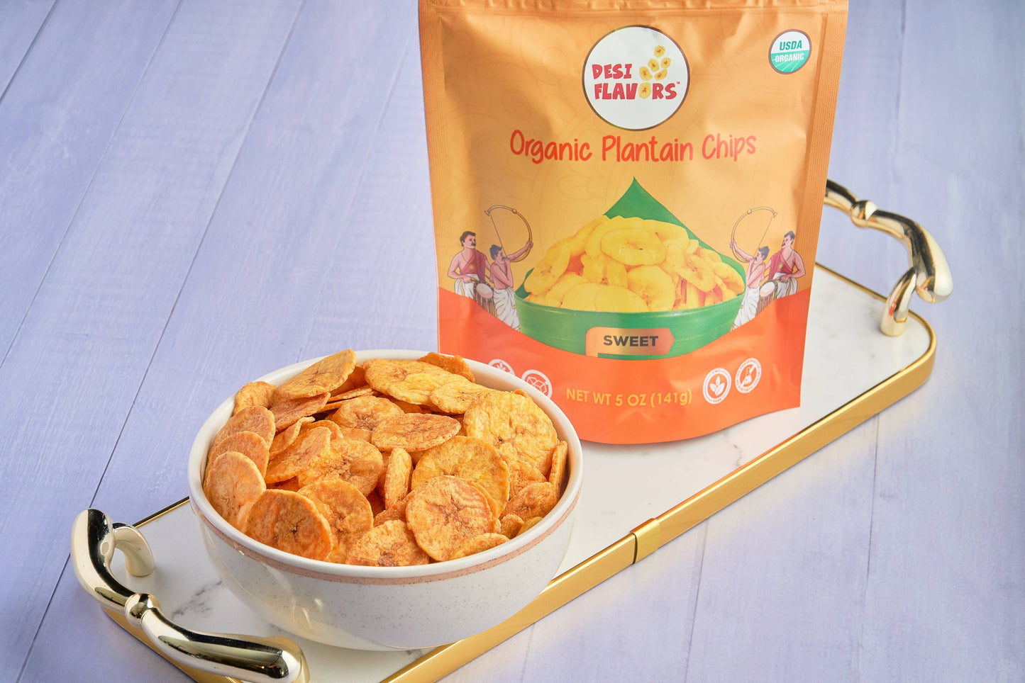 Naturally Sweet Organic Plantain Chips, 5 oz.