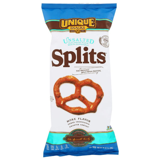 UNIQUE: Unsalted Splits Pretzel, 11 oz