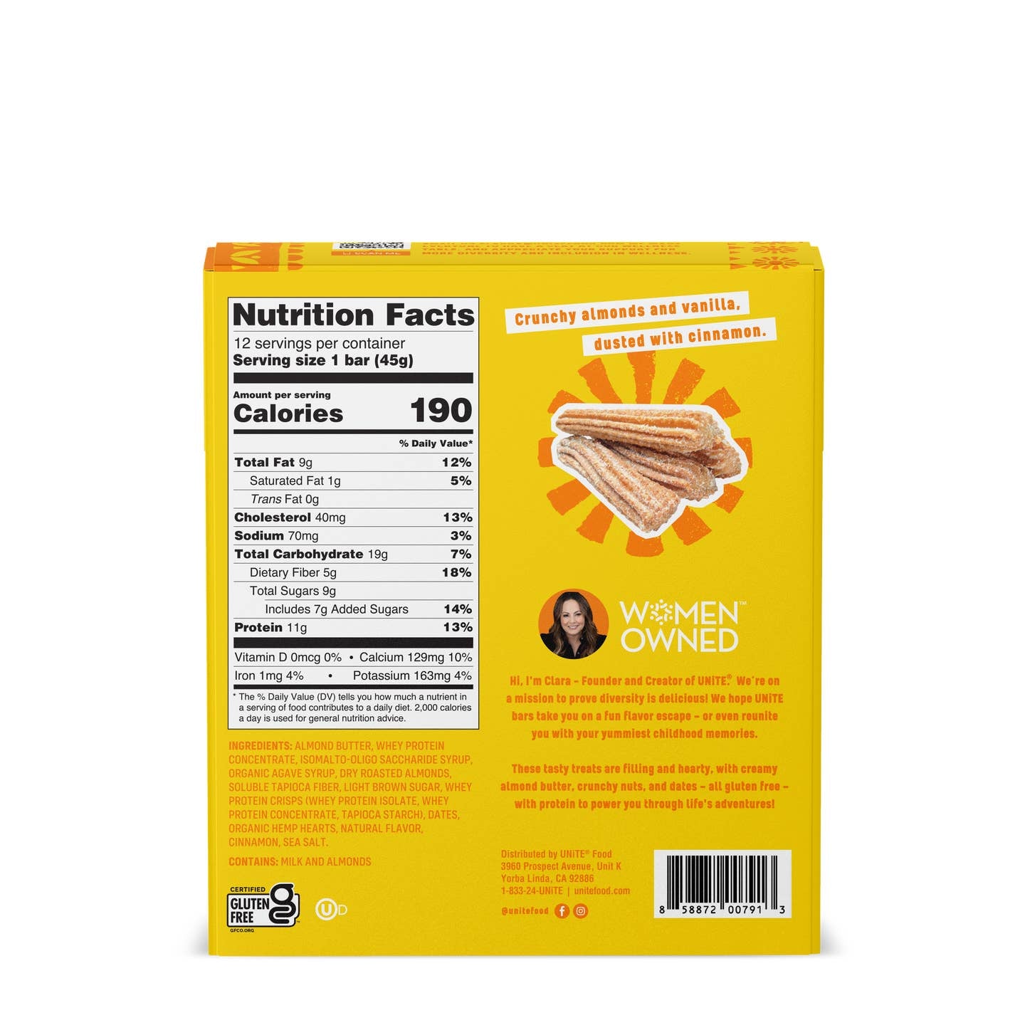 Churro Flavored Protein Bar