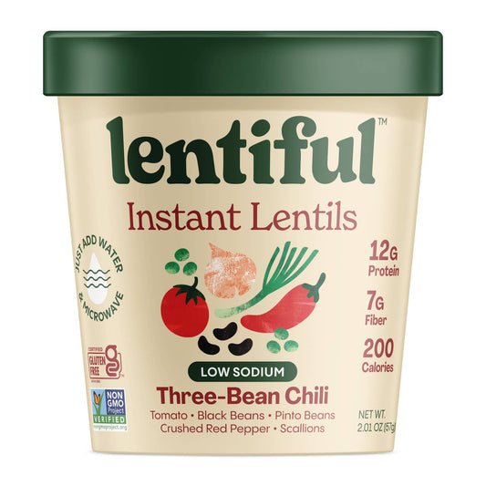 Low Sodium Three-Bean Chili Instant Lentils