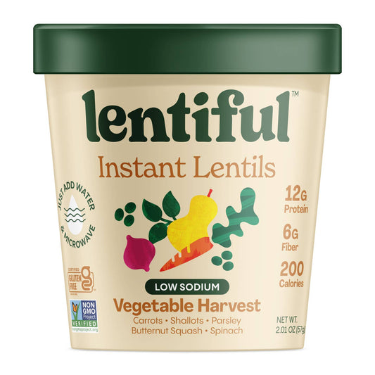 Low Sodium Vegetable Harvest Instant Lentils