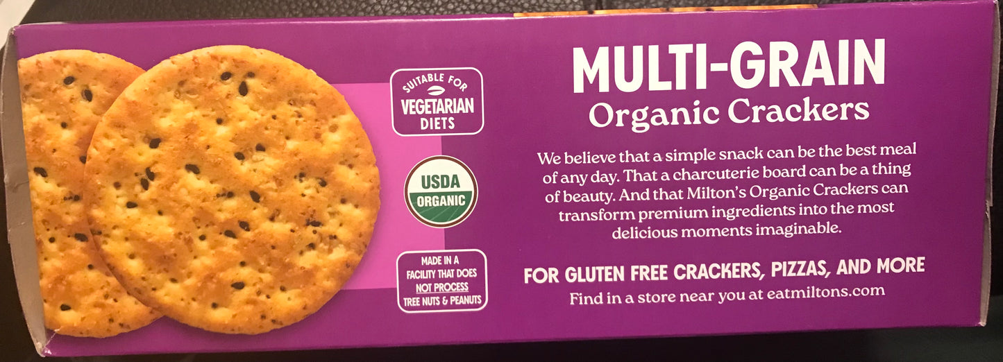 Milton’s Multi-grain Organic Crackers