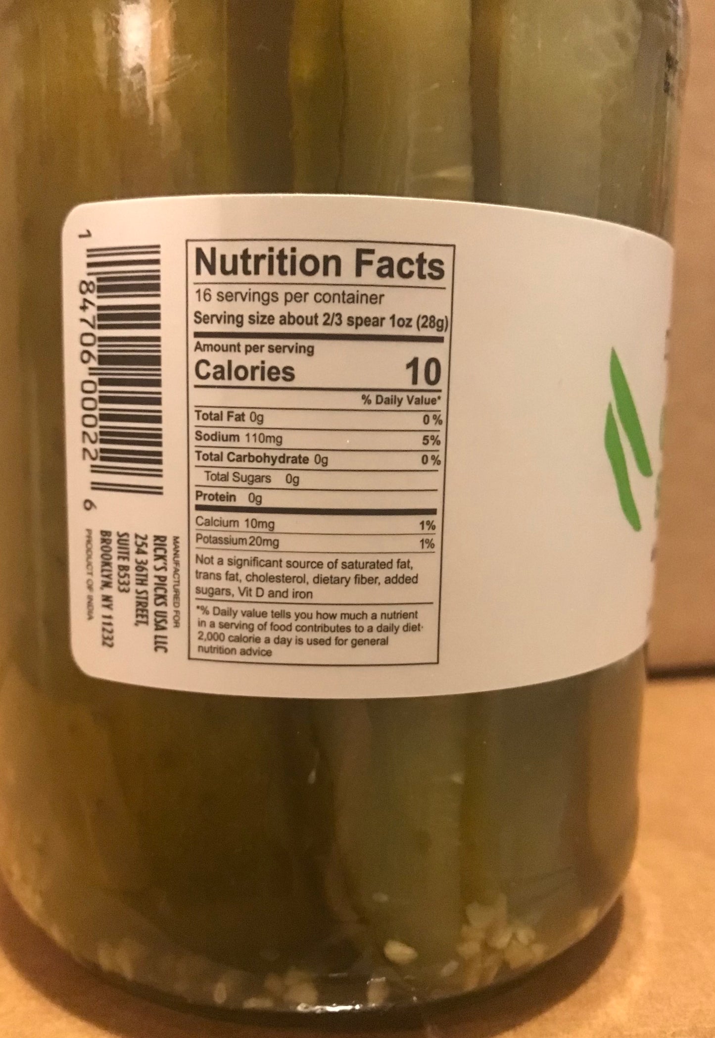 Rick's Picks Classic Sours Pickles, 24 oz.