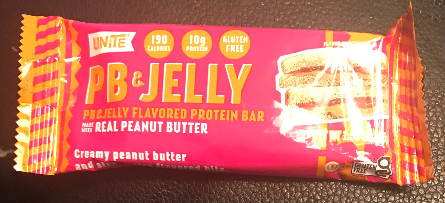 Peanut Butter and Jelly Flavored Protein Bar