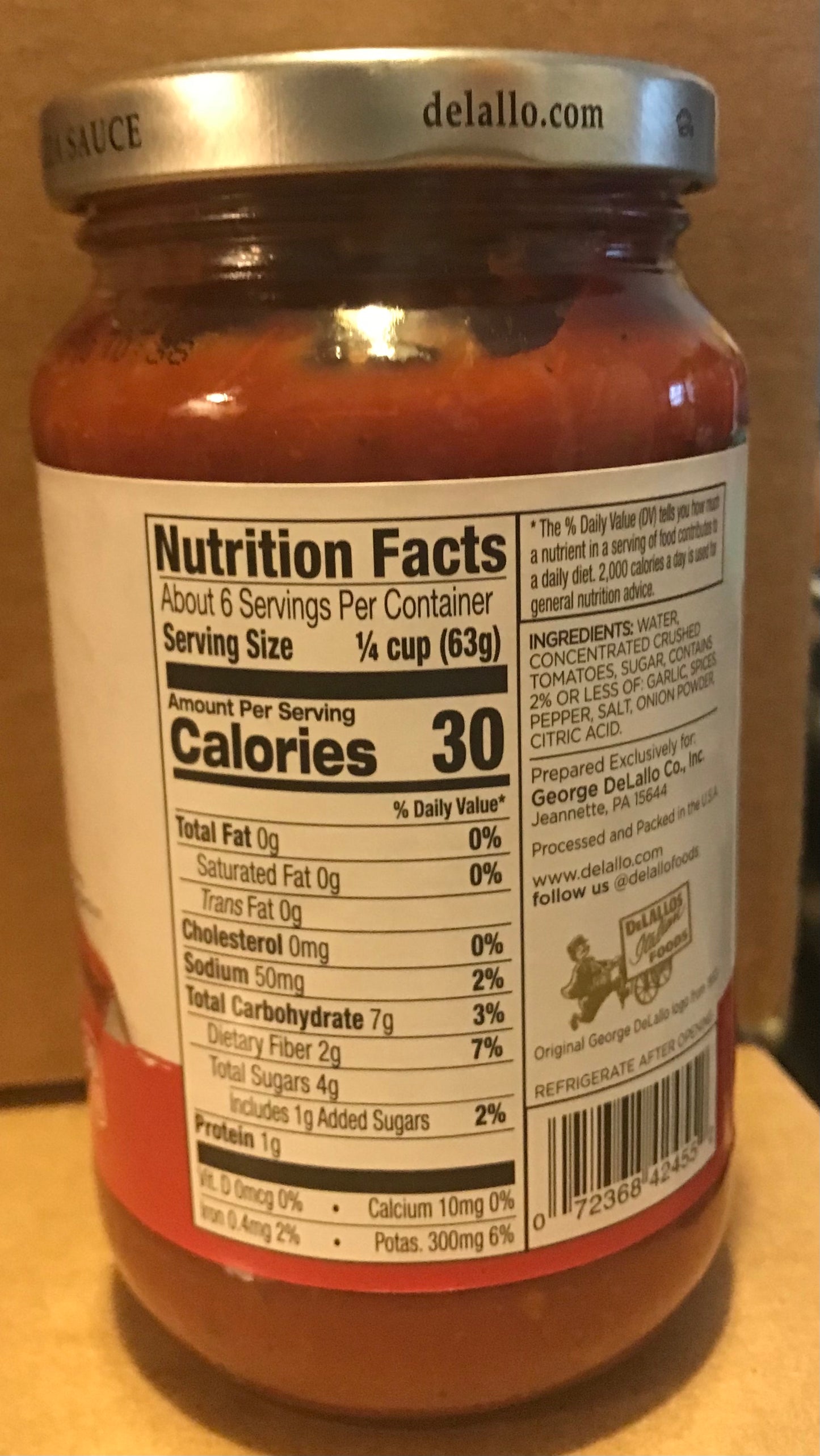 DELALLO: Pizza Sauce Imported Italian, 14 oz