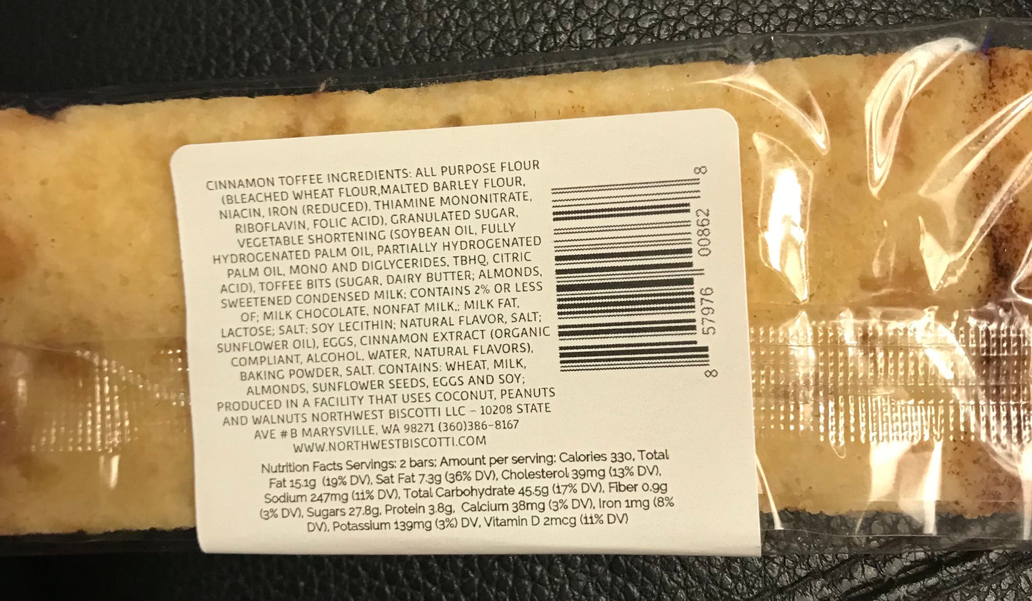 Cinnamon Toffee Biscotti