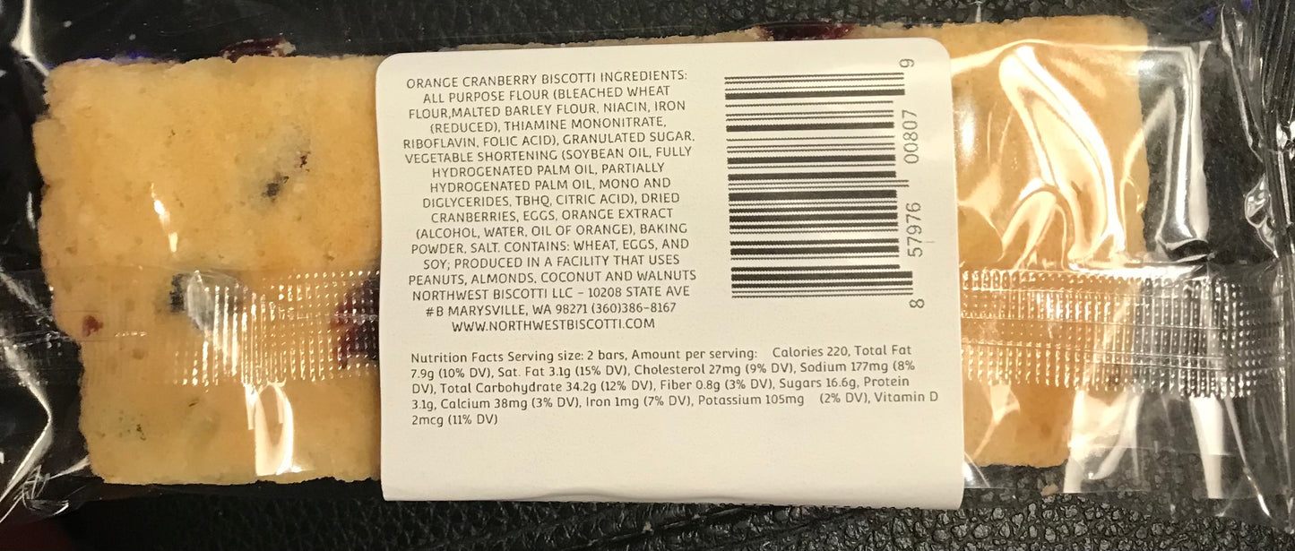 Orange Cranberry Biscotti