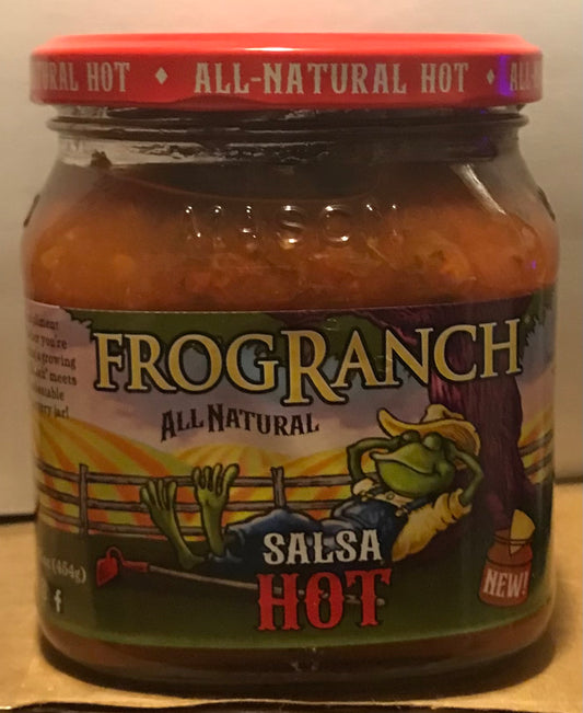 Frog Ranch Hot Salsa, 16 oz.