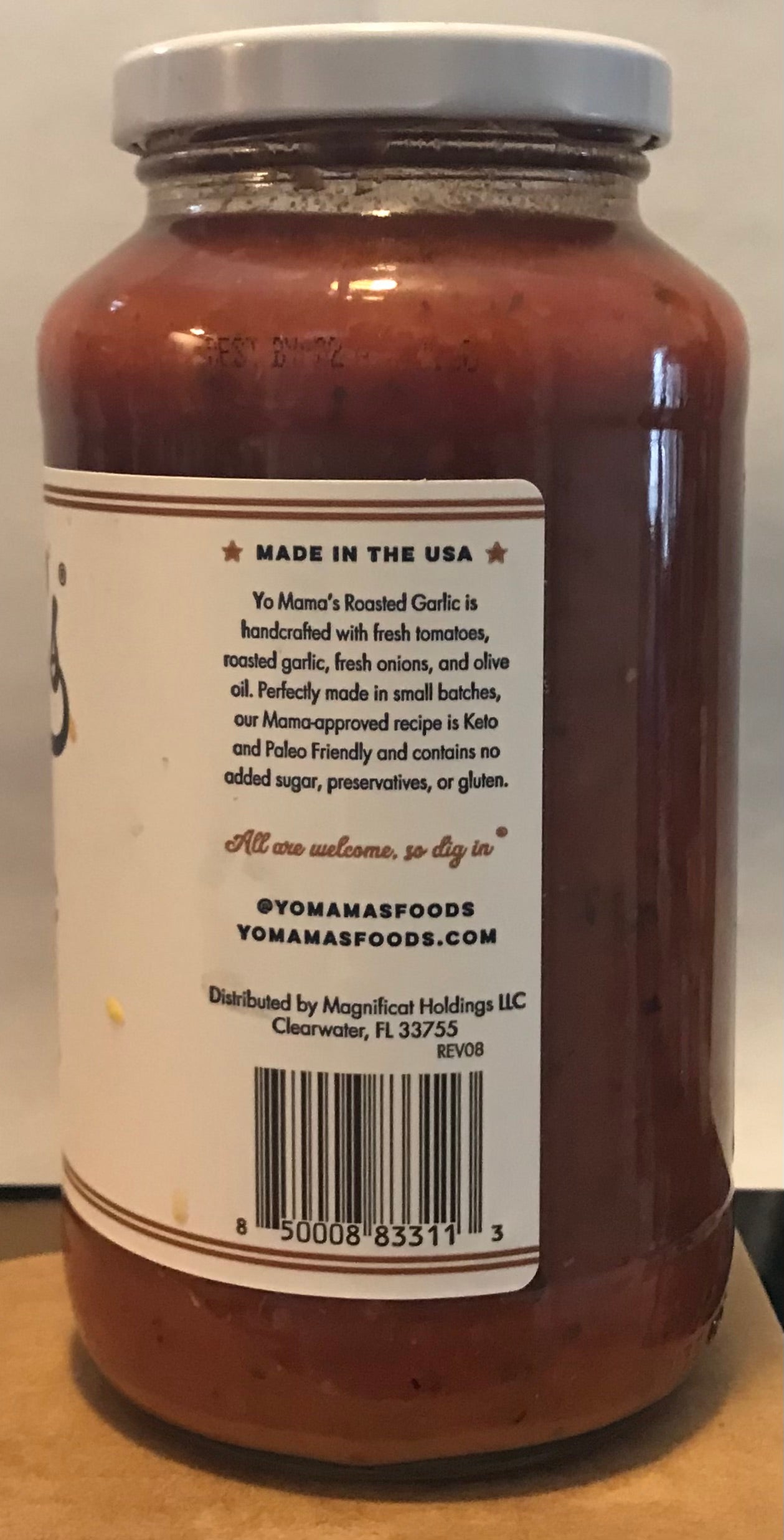 Yo Mama’s Roasted Garlic Tomato Sauce