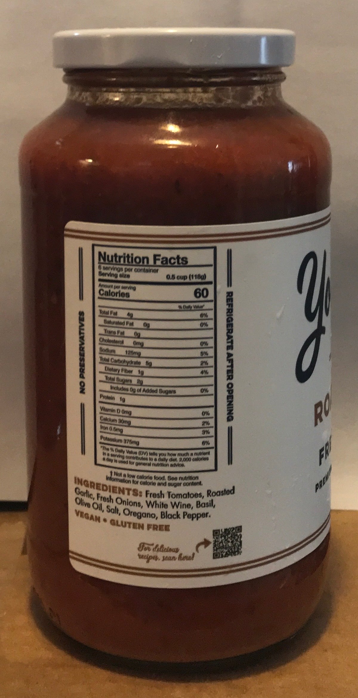 Yo Mama’s Roasted Garlic Tomato Sauce