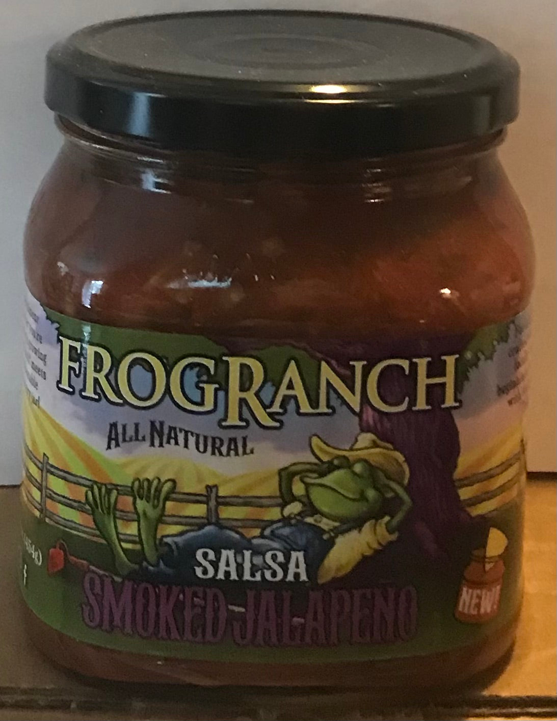Frog Ranch smoked Jalapeño Salsa, 16 oz.