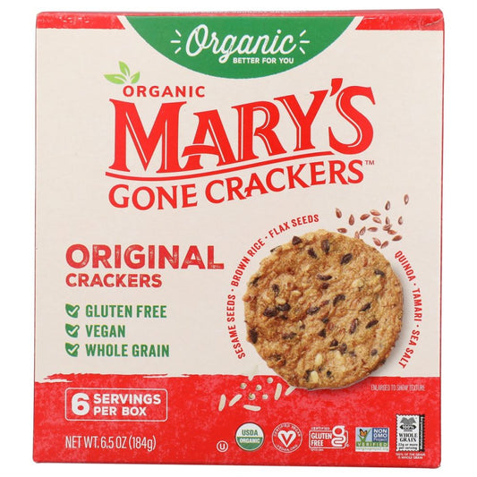 MARYS GONE CRACKERS: Original Crackers, 6.5 oz