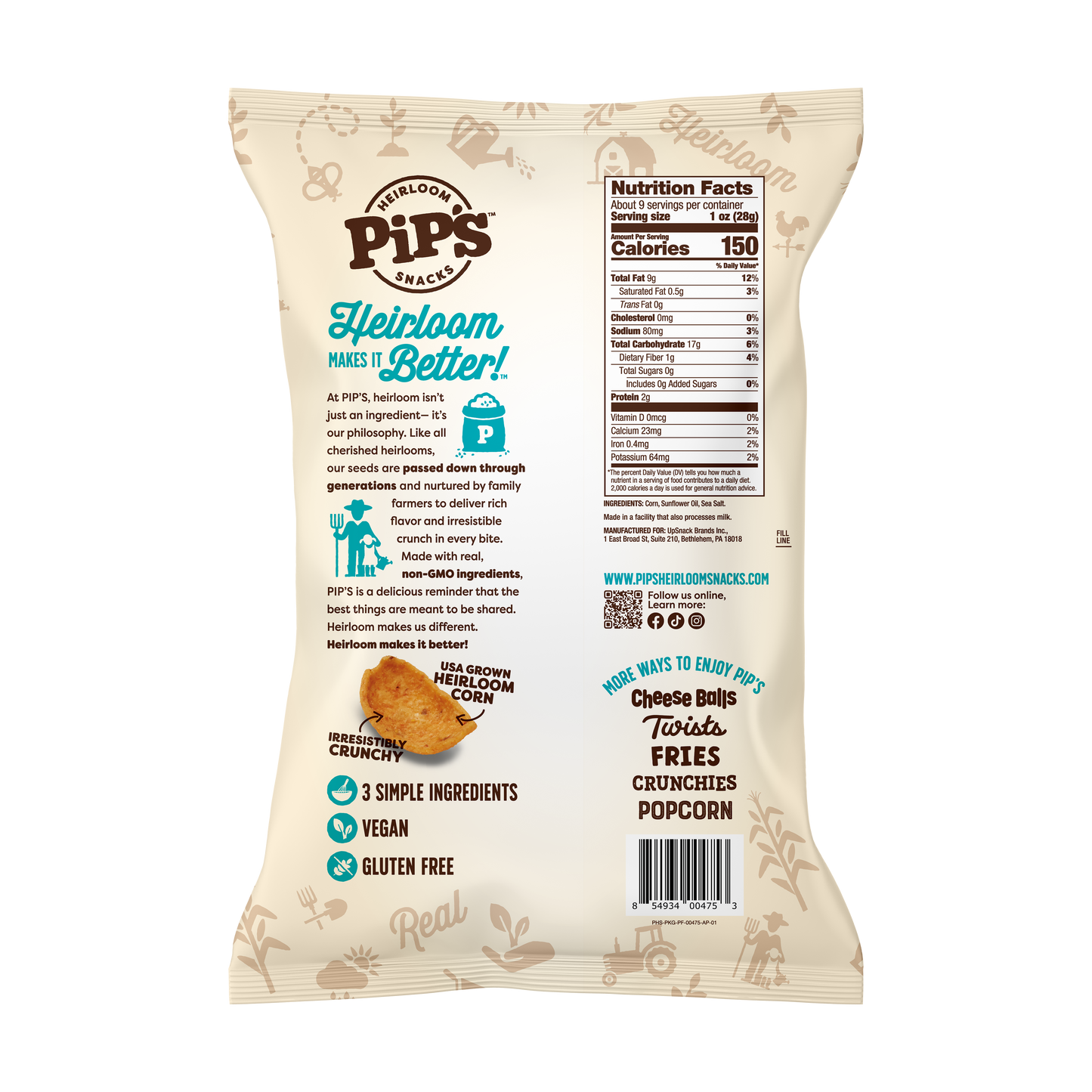 Sea Salt Corn Dippers 9.25 Oz