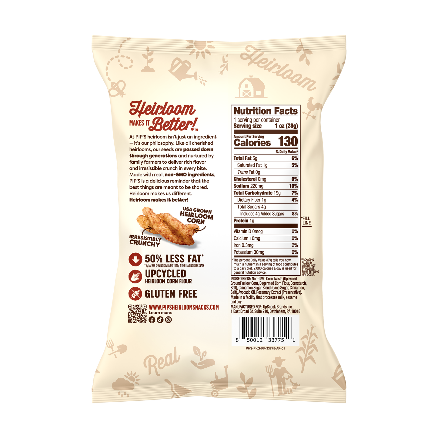 Cinnamon Sugar Twists 1.0 Oz