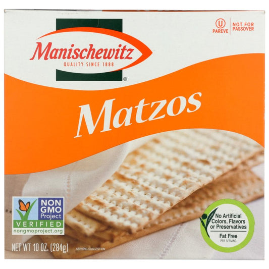 MANISCHEWITZ: Unsalted Matzo, 10 oz