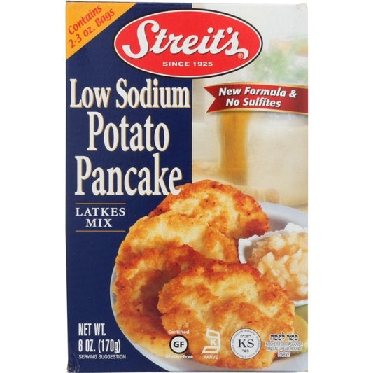 STREITS: Low Sodium Potato Pancake Latkes Mix, 6 oz